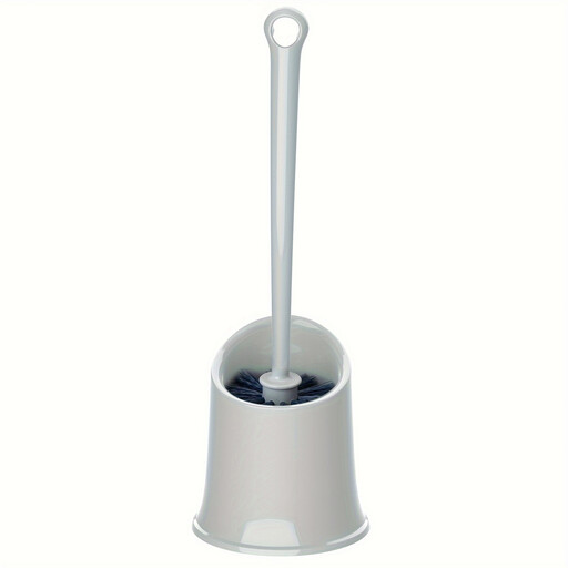 emmama Toilet Bowl Brush and Holder for Bathroom, Gray, 1 Pack