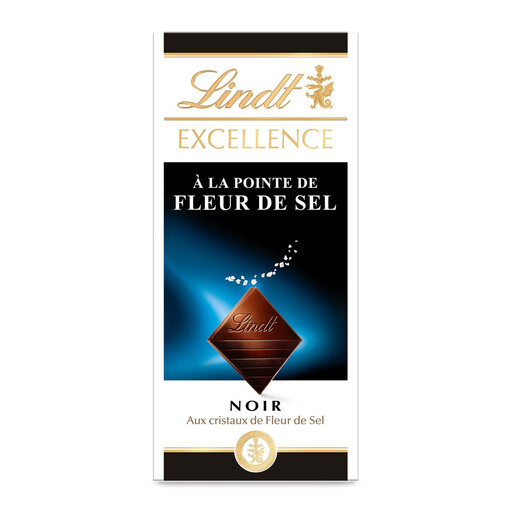 Lindt Excellence Chocolat Noir Fleur de Sel 100g