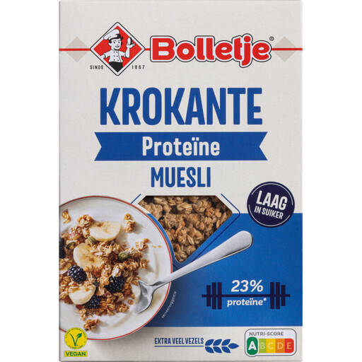 Bolletje Krokante Muesli Eiwitrijk