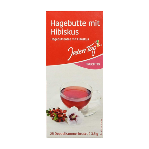 Jeden Tag Rosehip & Hibiscus Fruit Tea 25 Bags 87.5g