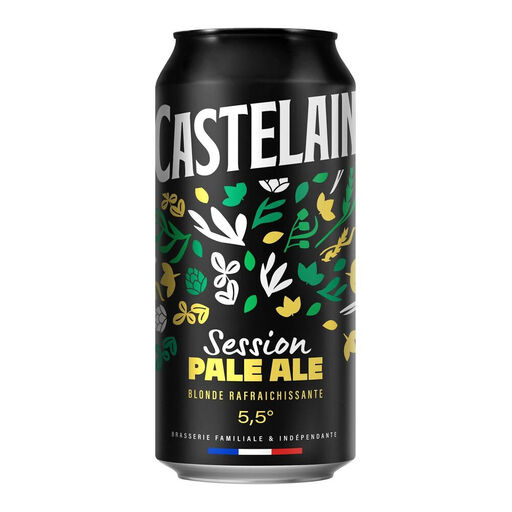 Can of CASTELAIN Pale Ale 5.5% ABV 50 cl