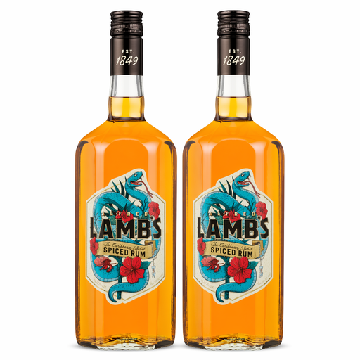 Pack of 2 - Alfred Lamb's Spiced Rum 1L