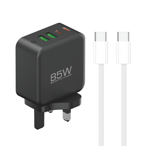 PAVAREAL K130CTC GaN 85W Black Charger Set