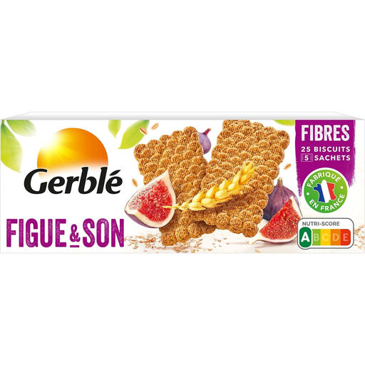 GERBLE Biscuits Figue & Son, Paquet de 210 g