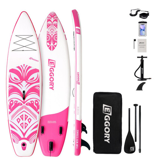 EGGORY Inflatable Stand Up Paddle Board Red Totem