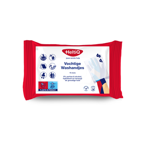 HeltiQ Wet Wipes 10 pcs. 1 Pack 10 pcs.