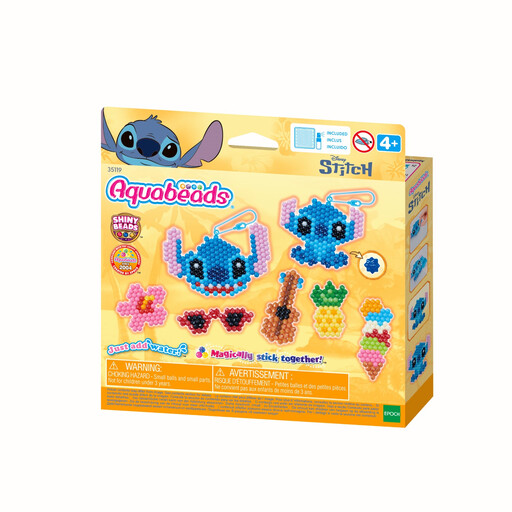 Stitch Aquabeads keychain craft kit