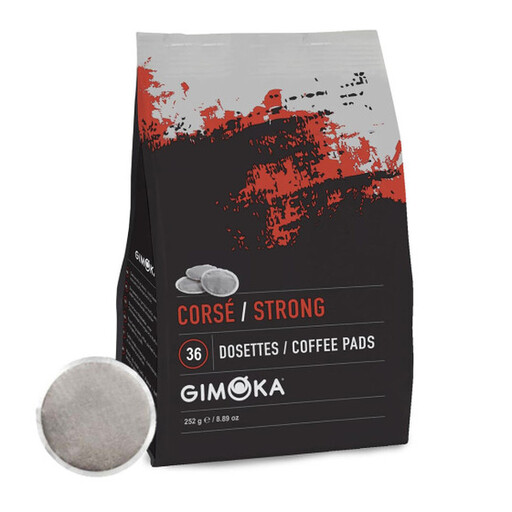 GIMOKA Strong/Coarse Senseo-compatible pods, 36 pods, 252 g