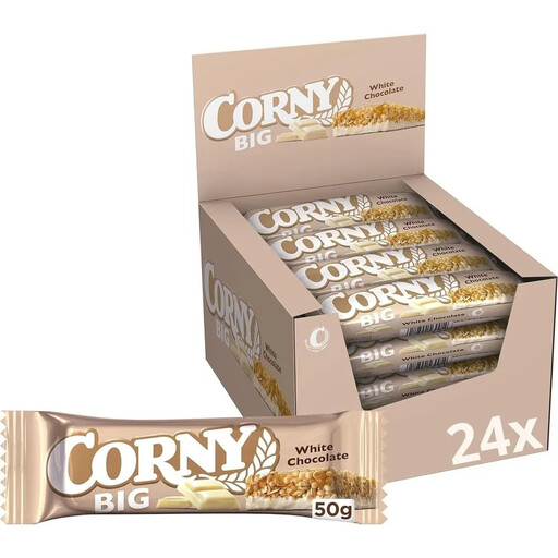 Corny Big 白巧克力谷物棒 24x40g