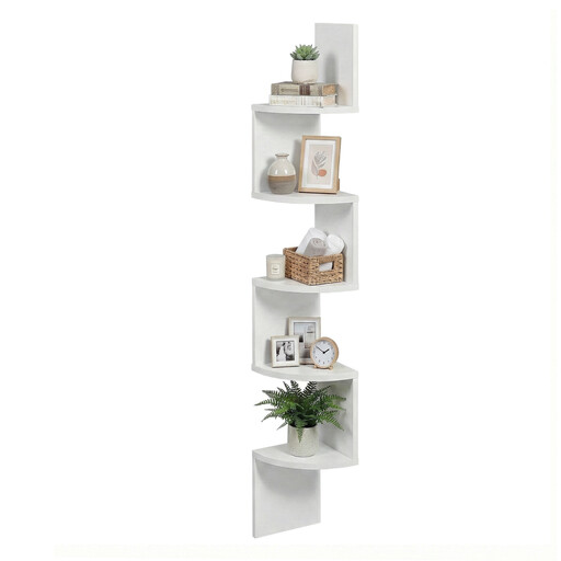 JOYFURNOS 5-Tier Floating Corner Shelf