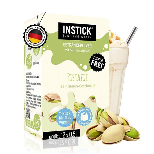 INSTICK just add water sugar-free instant drink for dairy products (pistachio)