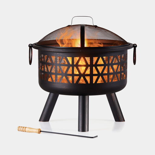 VonHaus Geo Fire Pit Small