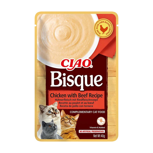 INABA Bisque Kat Kip met Rund Recept