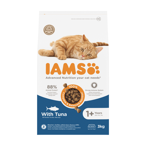 Iams cat adult tuna 3 kg