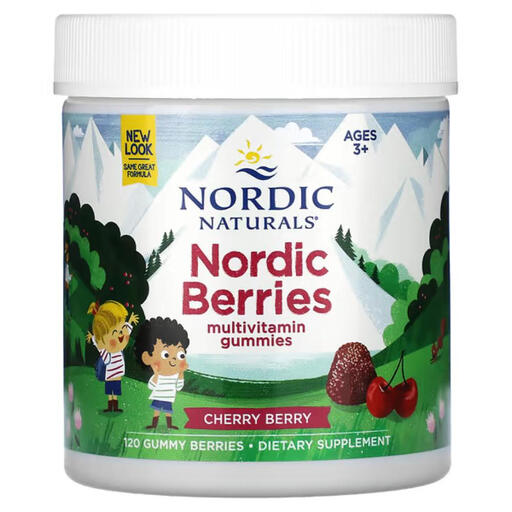 Nordic Naturals Multivitamin Daily Wellness Support Cherry Berry Gummies Flavour - 120 Gummies