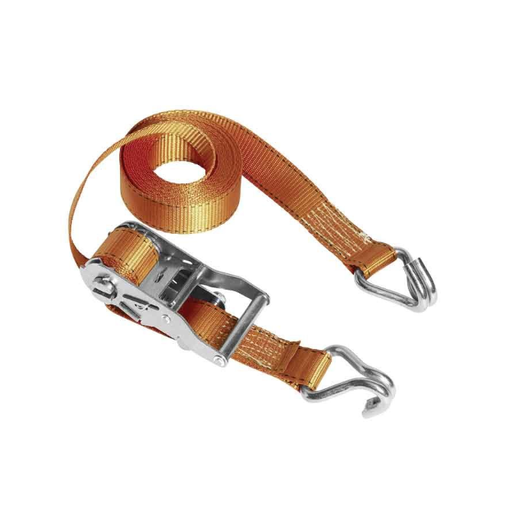 Master Lock Ratchet Tie Down Strap - 4.5m, Yellow