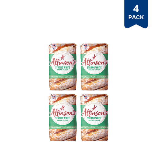 Allinson's Strong White Bread Flour 1kg (4 Packs)