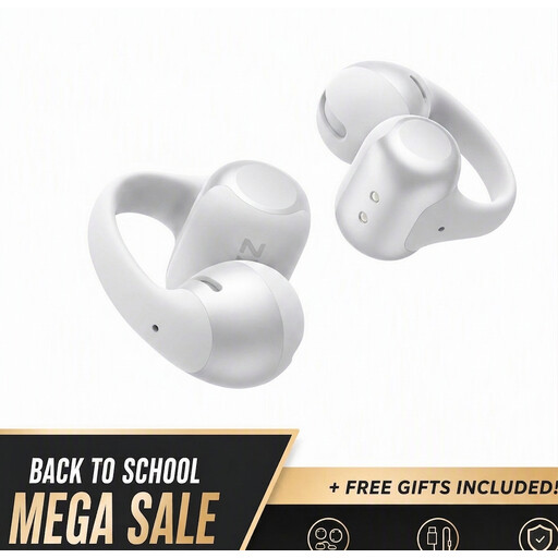 Shokz OpenDots One Grey Wireless Clip Open Ear Earbuds