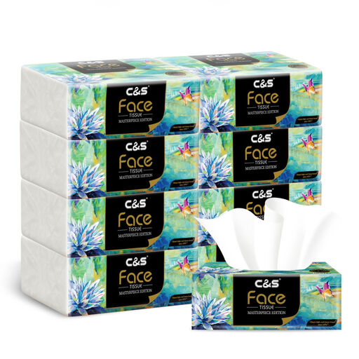 C&S Facial Tissues (Art Oil Painting Soft), 4-Ply