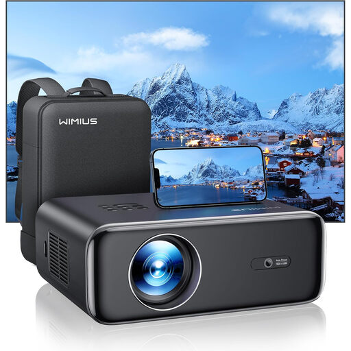 WIMIUS P62【Auto Focus & Keystone】Projector