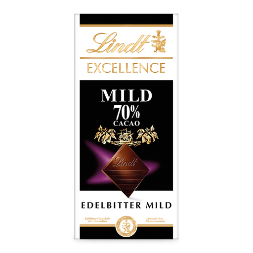 Lindt Excellence Mild 70% Cacao