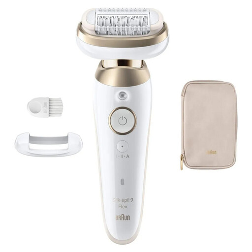 BRAUN Silk-Epil 9 Flex Epilator - 1 Count - Flex Head - Cordless & Waterproof