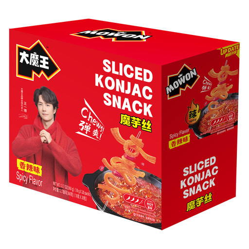 Yan Jin Pu Zi MOWON Salt and Pepper Konjac Shreds Spicy Flavour