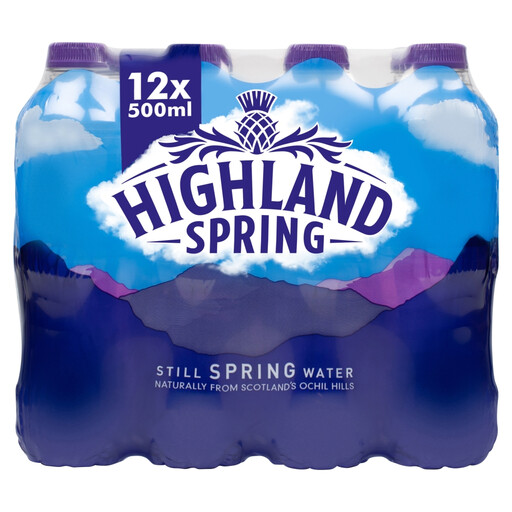 Highland Spring Still Water 12x500ml
