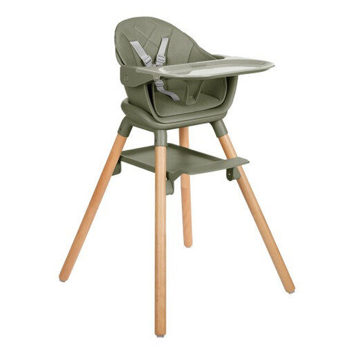 Kikka boo High Chair 6-in-1 Woody Army Green
