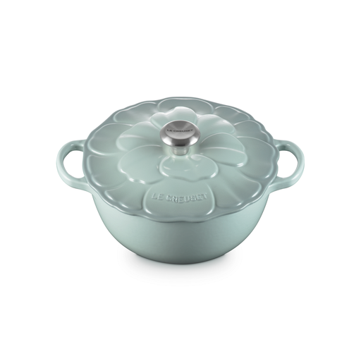 Le Creuset 酷彩妈咪锅 (花漾款) - Sea Salt 海盐白