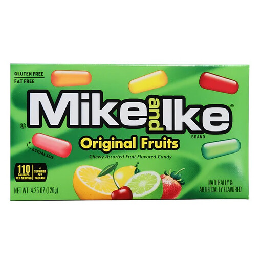 CANDY MIKE & IKE 120 GR ORIGINAL THEATER BOX