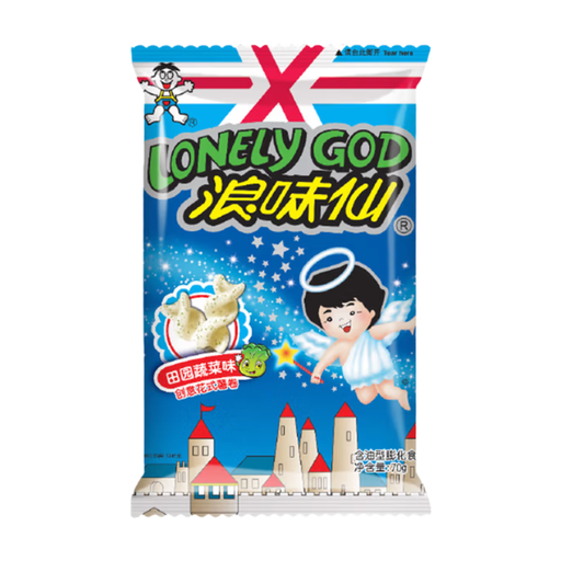 WANT WANT Lonely God Garden Vegetable Flavor 70g