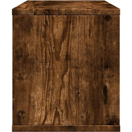 vidaXL Desk Organiser - Smoked Oak, 36 x 26 x 29.5 cm