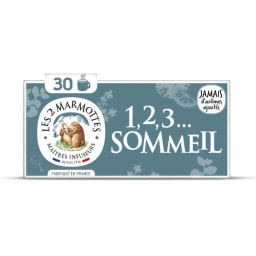 LES 2 MARMOTTES Infusion 123 Sleep, 30 tea bags