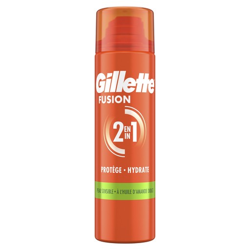 GILLETTE Fusion 2-in-1 Shave Gel for Sensitive Skin 200 ml
