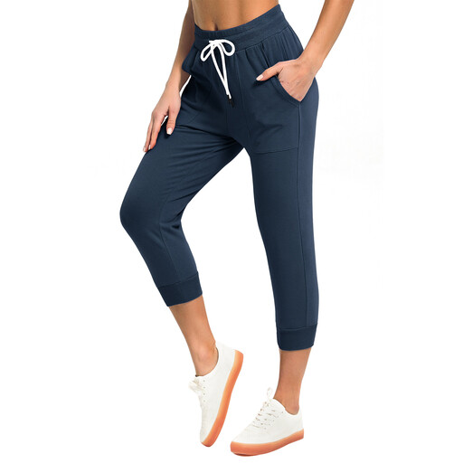 SPECIAL MAGIC Womens Capri Pants 0005 Navyl