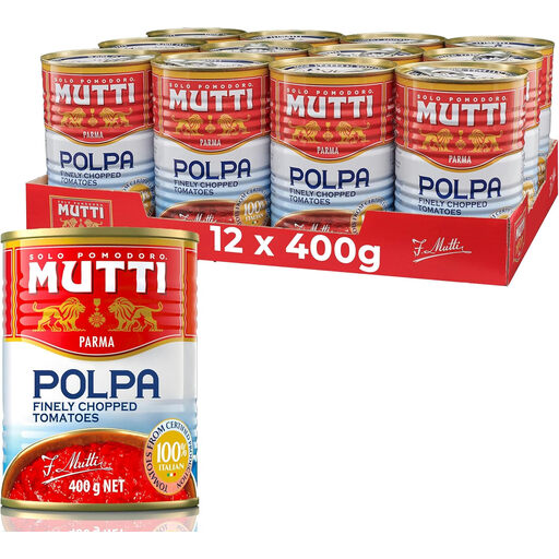 Mutti Finely Chopped Tomatoes 12 x 400g