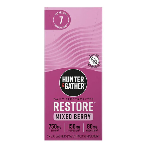 HUNTER & GATHER Restore Electrolytes Berry, 7 sachets