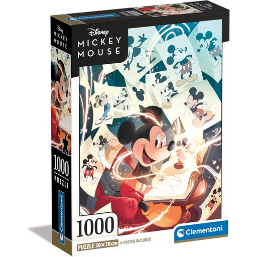 Clementoni Disney Jigsaw Puzzle Mickey Mouse - 1,000 pieces, 70x50cm