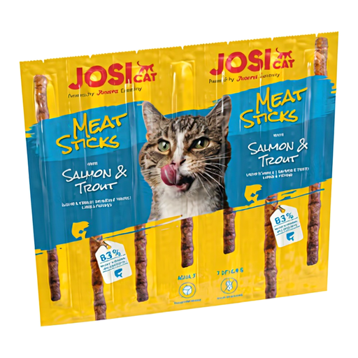 JosiCat Meat Sticks Salmon & Trout 7 x 5g