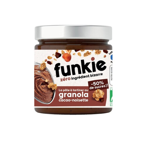 FUNKIE Organic Hazelnut Granola Crunchy Spread