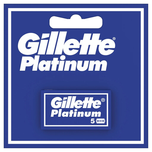 GILLETTE Platinum razor blades, 5 blades