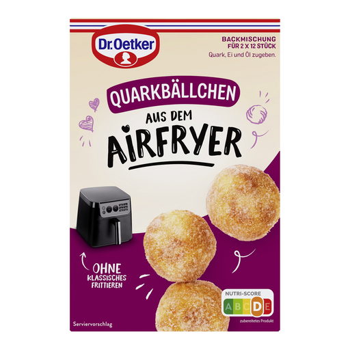 Dr. Oetker Quarkbällchen Airfryer Baking Mix 420g