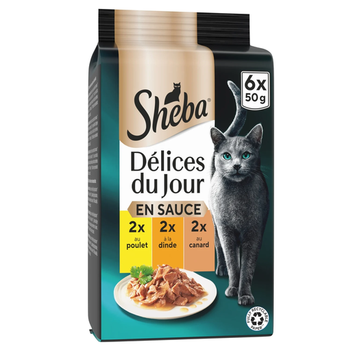 Sachets fra?cheur Sheba Délices du Jour