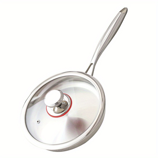 PURECOOK 304 Triple-Ply Stainless Steel Frying Pan