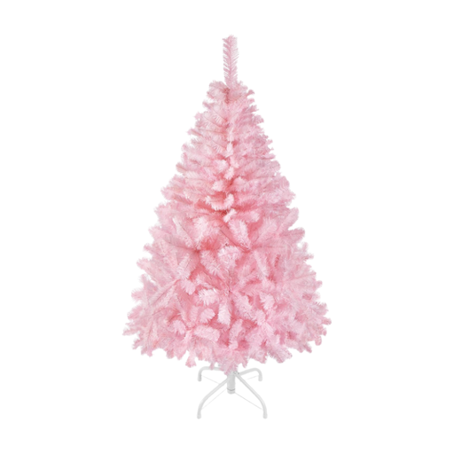 Yaheetech 6FT Artificial Christmas Tree with Foldable Stand Pink