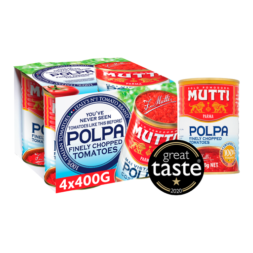 Mutti Finely Chopped Tomatoes 4 x 400g