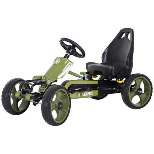 HOMCOM Pedal Go Kart for Ages 3-6