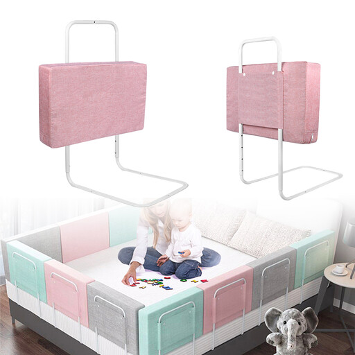 XINZI adjustable bed rail, cherry pink, 50 cm