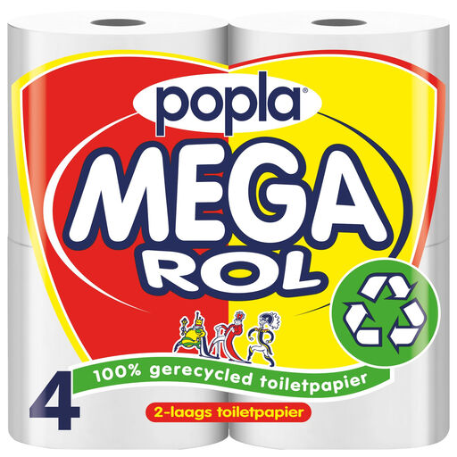 Popla Megarol gerecycled toiletpapier